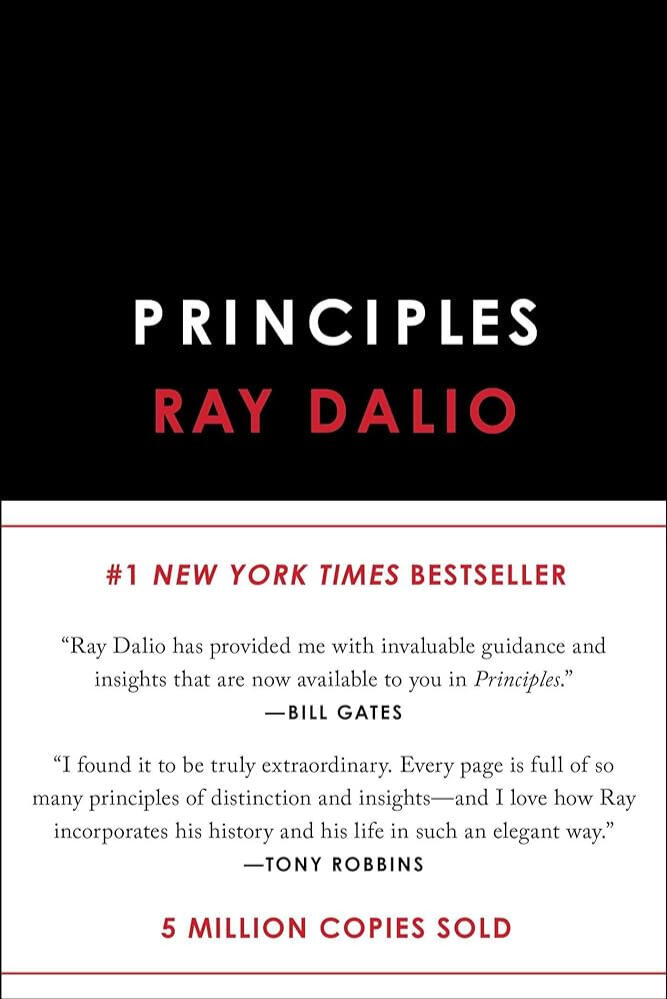 Book cover of 'Principles' by Ray Dalio