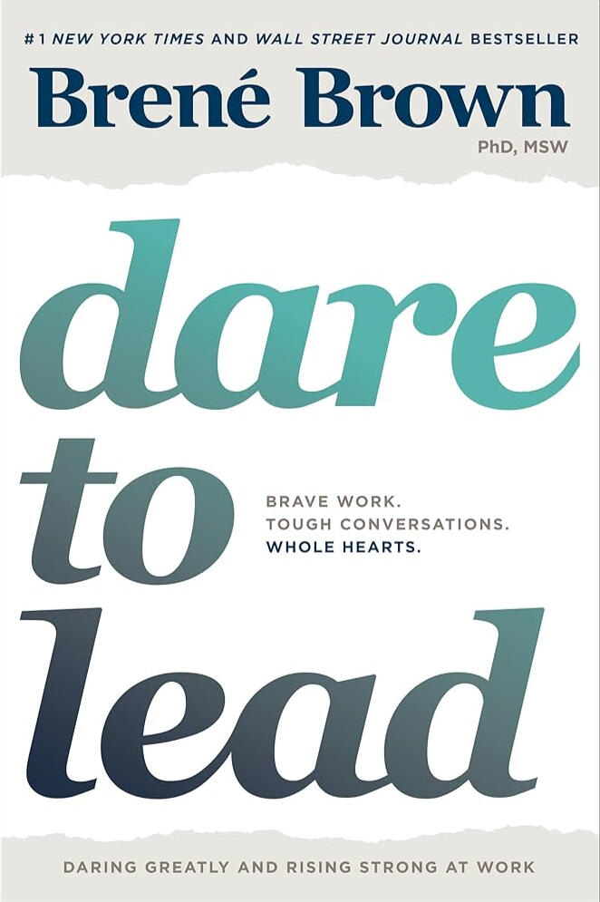 Book cover of 'Dare to Lead' by Brené Brown